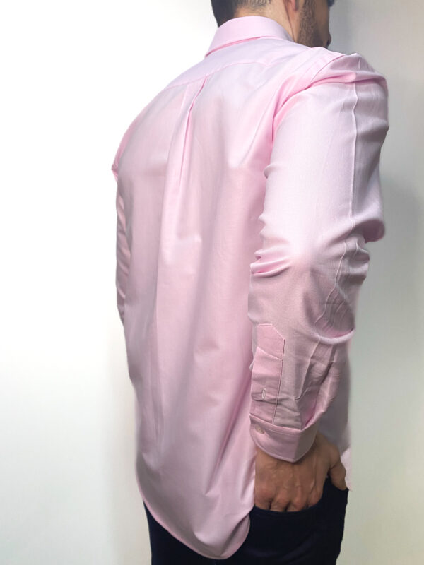 Camisa Oxford rosa claro